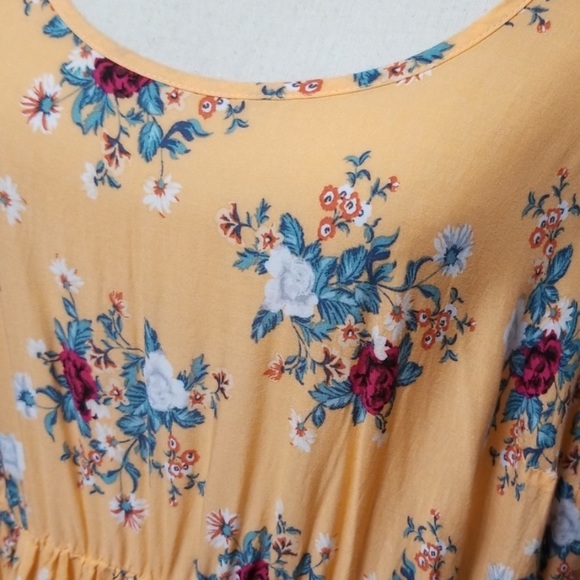 Torrid multicolor floral challis tank top - Picture 3 of 8